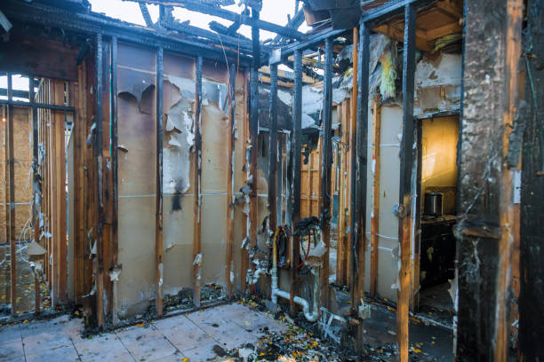 Professional Fire Damage Removal technician working in Spokane, WA